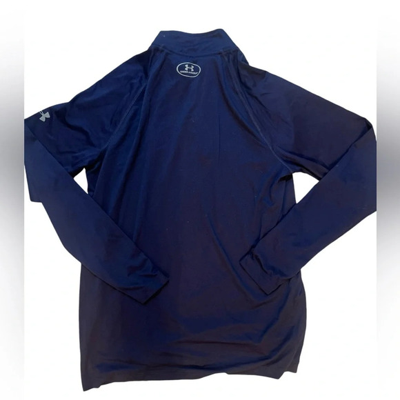 Under Armour Penn State Quarter Zip Pullover Navy Blue Size Medium - Picture 2 of 3